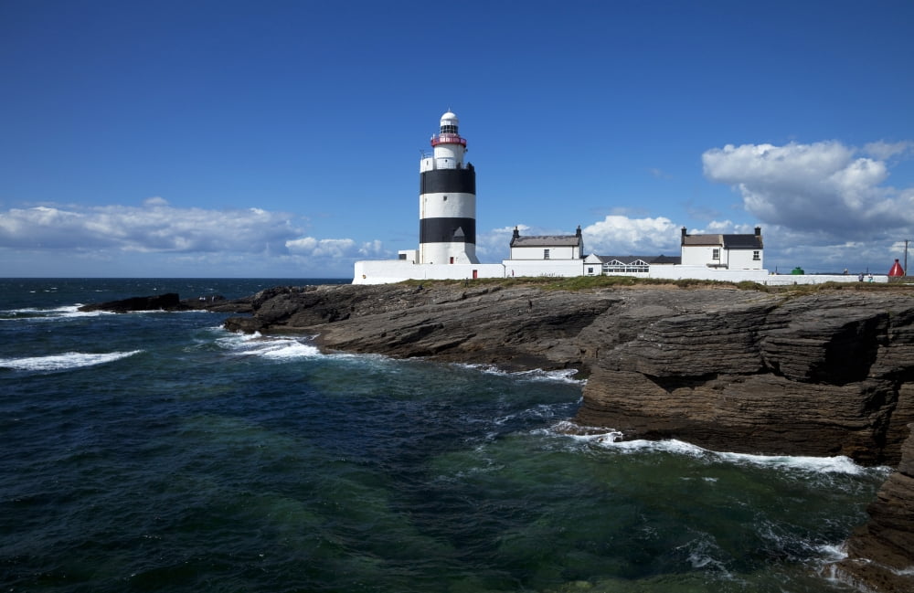 Hook Head Lighthouse In Existence for 800 years County Wexford Ireland Canvas Art - George Munday  Design Pics (19 x 12)