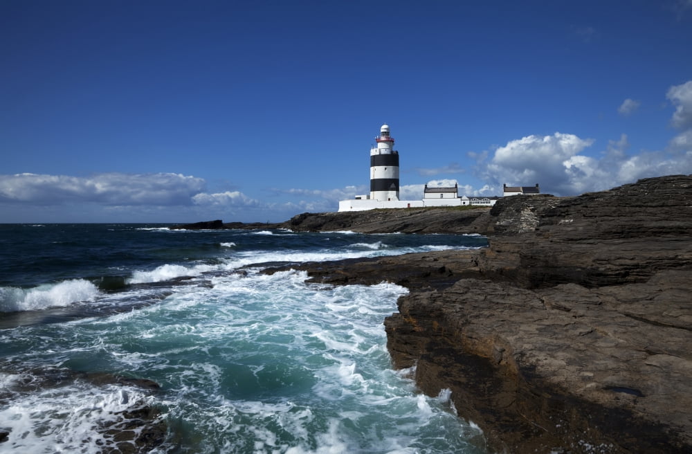 Hook Head Lighthouse In Existence for 800 years County Wexford Ireland Canvas Art - George Munday  Design Pics (19 x 12)