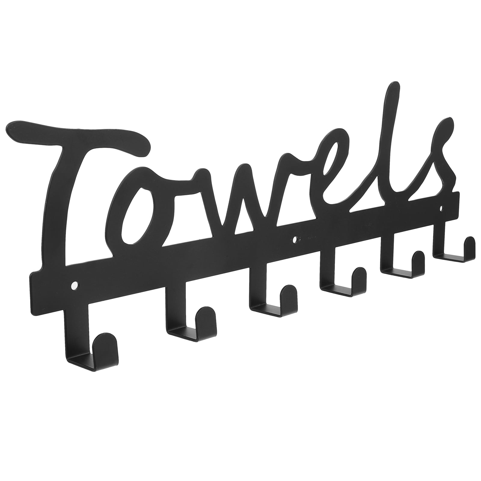 Hook Holder Rack Coat Key Iron Wall Clothes Towel Metal Hat Pegs Hooks