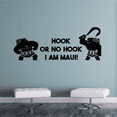 thumbnail image 1 of Hook Or No Hook I Am Maui Quote Demigod Maui Silhouette Princess Kids Vinyl Wall Art Sticker Decal For Home Kids Room Study Room Boys Girls Room Wall Décoration Design Wall Décor Decal Size(6x10 inch), 1 of 3