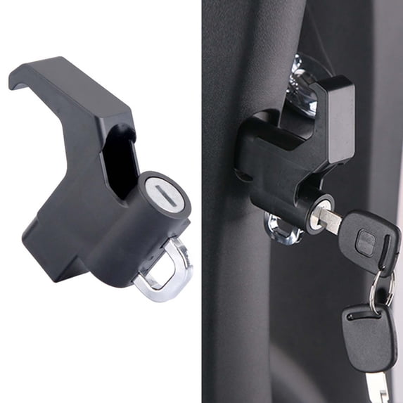 Hook Lock High Performance Mount Hanger Aluminum Alloy Easy to Install 1 Set Scooters , Black