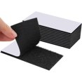 thumbnail image 1 of Hook and Loop Fastener Strips with Adhesive, 12 Sets 4x2 Inch Nylon Heavy Duty Fasteners Sticky Back Tape, Double-Sided Adhesive Mounting Tape for Indoor Outdoor Home Office School Use, Black, 1 of 3