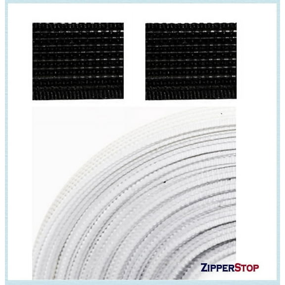 Hook & Loop Fasteners (Sticky Back) Loop Only 1" x 25 yds - White