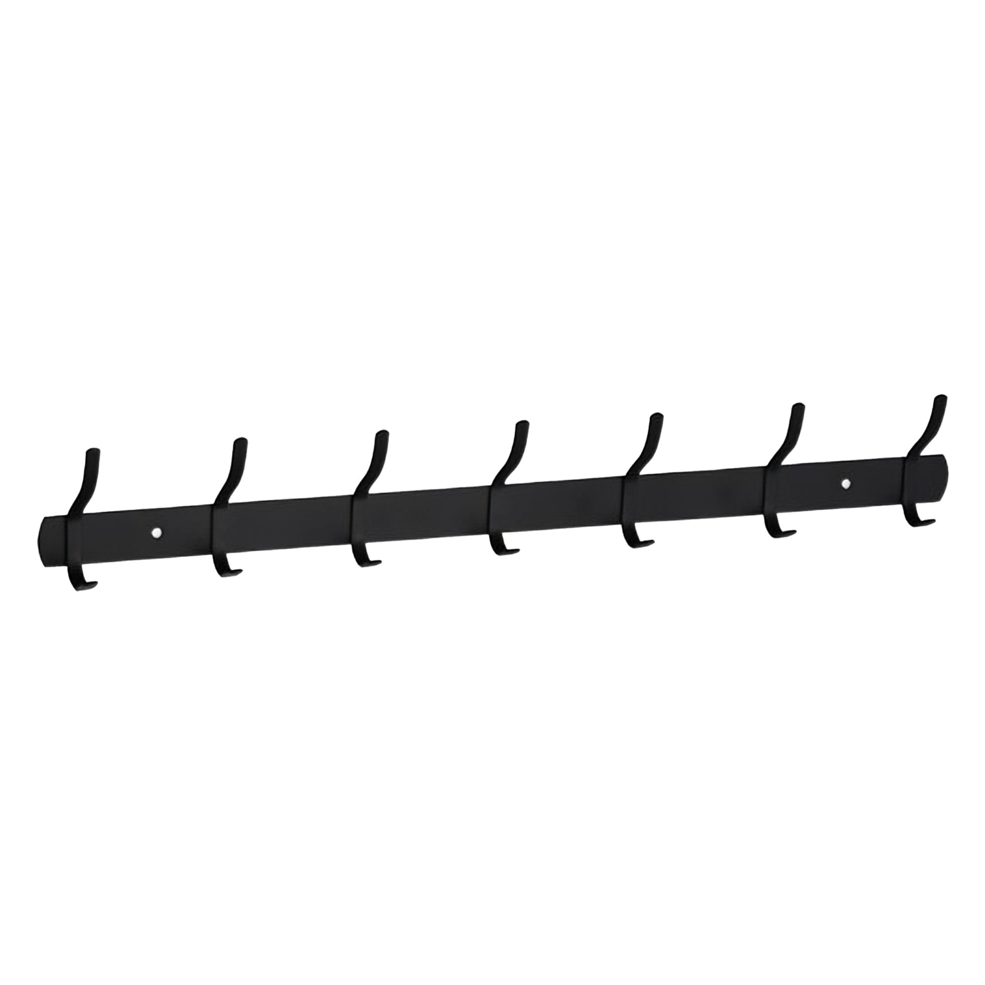 Coat Hooks with 7 Hooks, Double-headed Coat Hooks, Heavy Duty Coat Rack Hooks to Hang Coats, Hat and Towel, Wall Hooks for Entryway and Bedroom Bathroom
