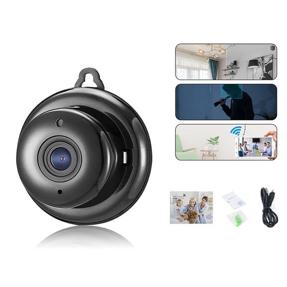 Hook Mount Security Camera,3PCS Wireless WiFi 1080P Indoor Camera with Night Vision, 2-Way Audio, Motion Detection - Easy Install Home Surveillance Camera