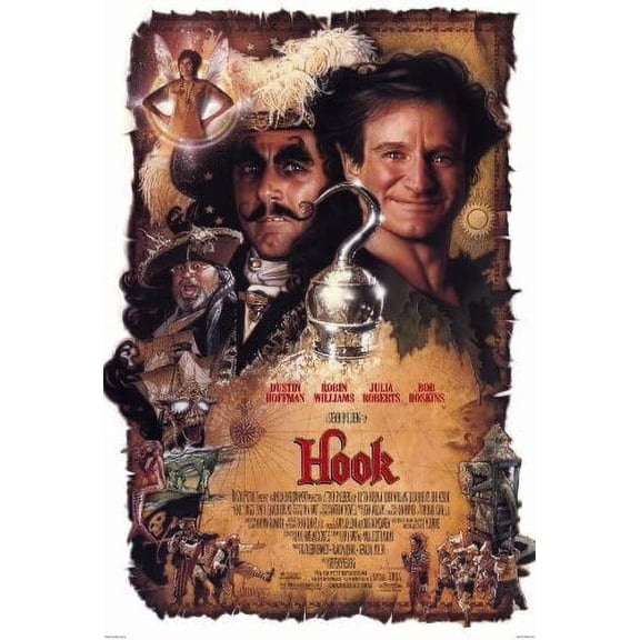 Hook Movie POSTER 27" x 40" Style A