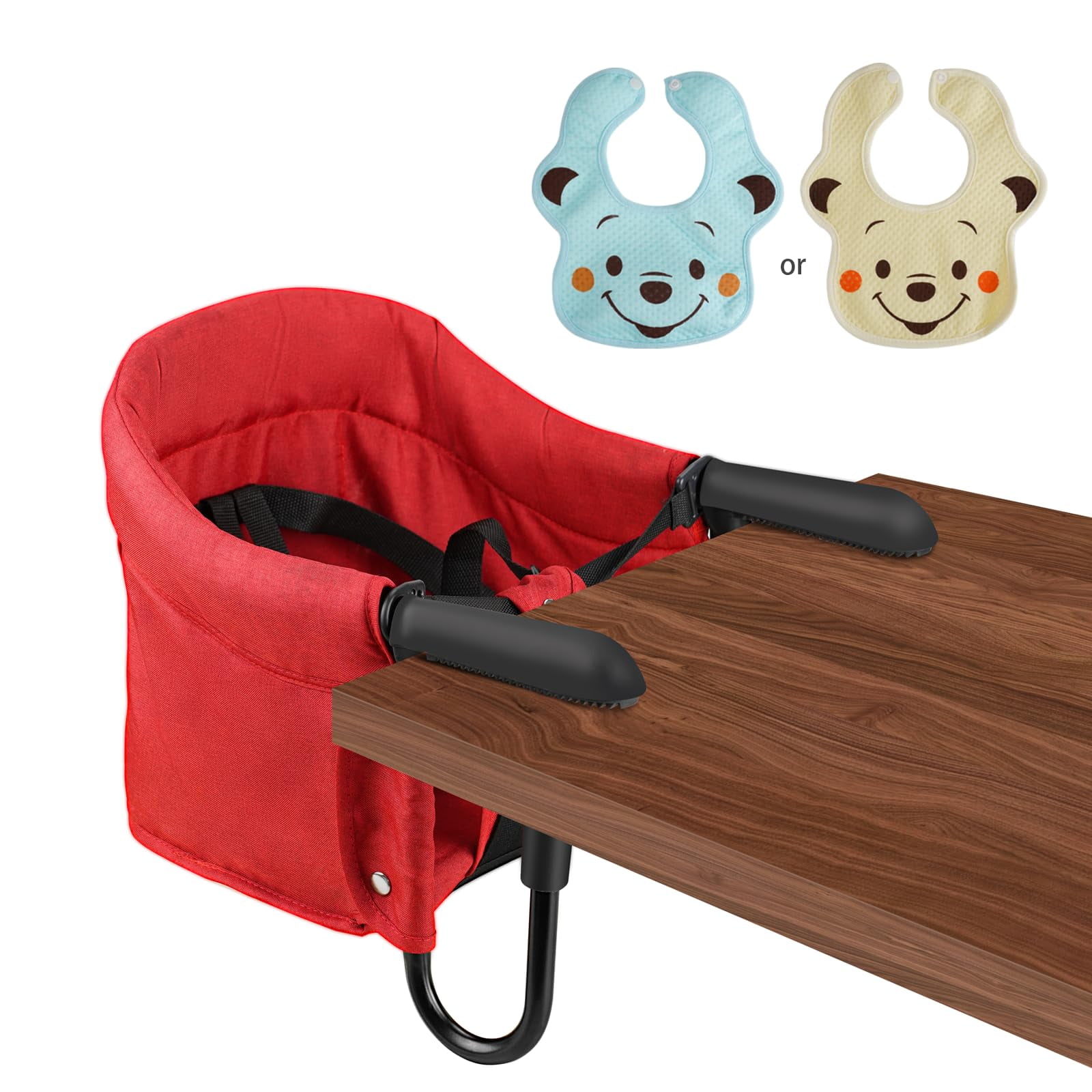 Hook On High Chair,FoldFlat Storage and Tight Fixing On High Chair