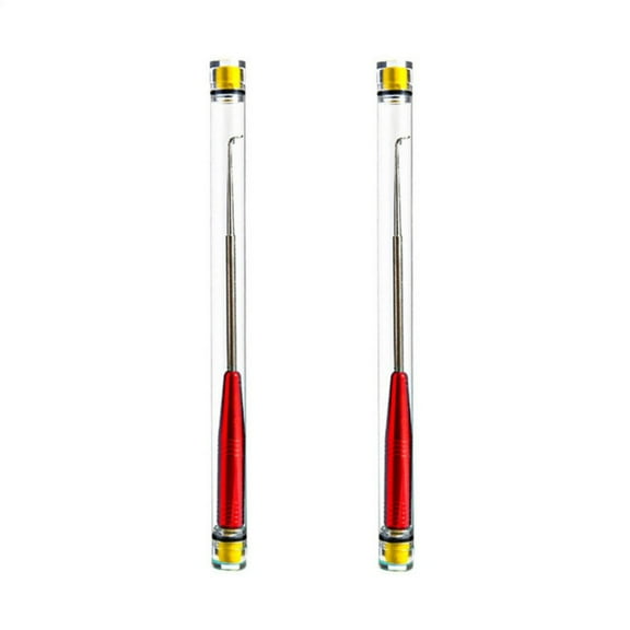 Hook Remover Tool 2-Pack, Stainless Steel Extractor Set for Deep Throat Fish, One-Handed Safe Release with 4 Color Options, Multipurpose Angler Gear