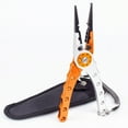 thumbnail image 1 of Hook Remover Tool Fishing 8-Inch Saltwater 420 Stainless-Steel with Comfortable Slip Rubber Handle, Braided Line Cutter and Crimper Fishing Pliers, 1 of 2