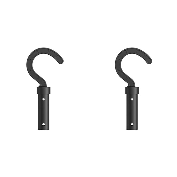 Hook for All Robotic Pool Cleaner,Pool Accessories Hook Customized for Pool Vacuum Robot Including Cordless,Above Ground and Underwater,Attaches to Telescopic Poles,Retrieval Hook for Pool Poles(2PC)