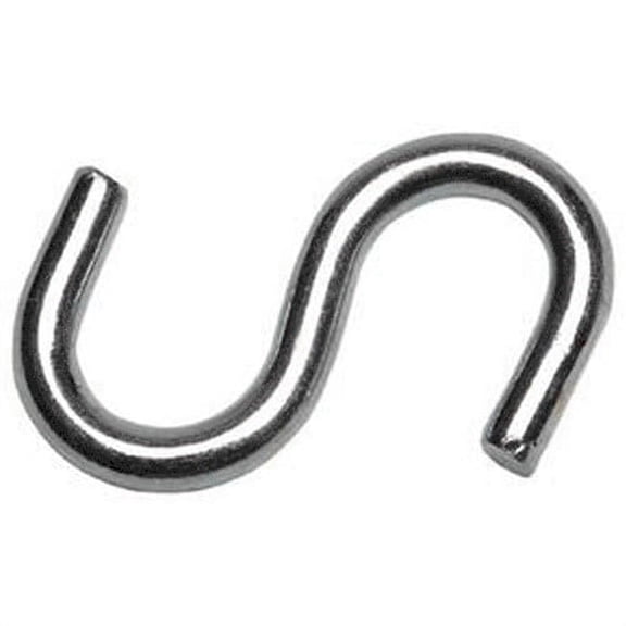 Hook S Steel Open 1in Zinc