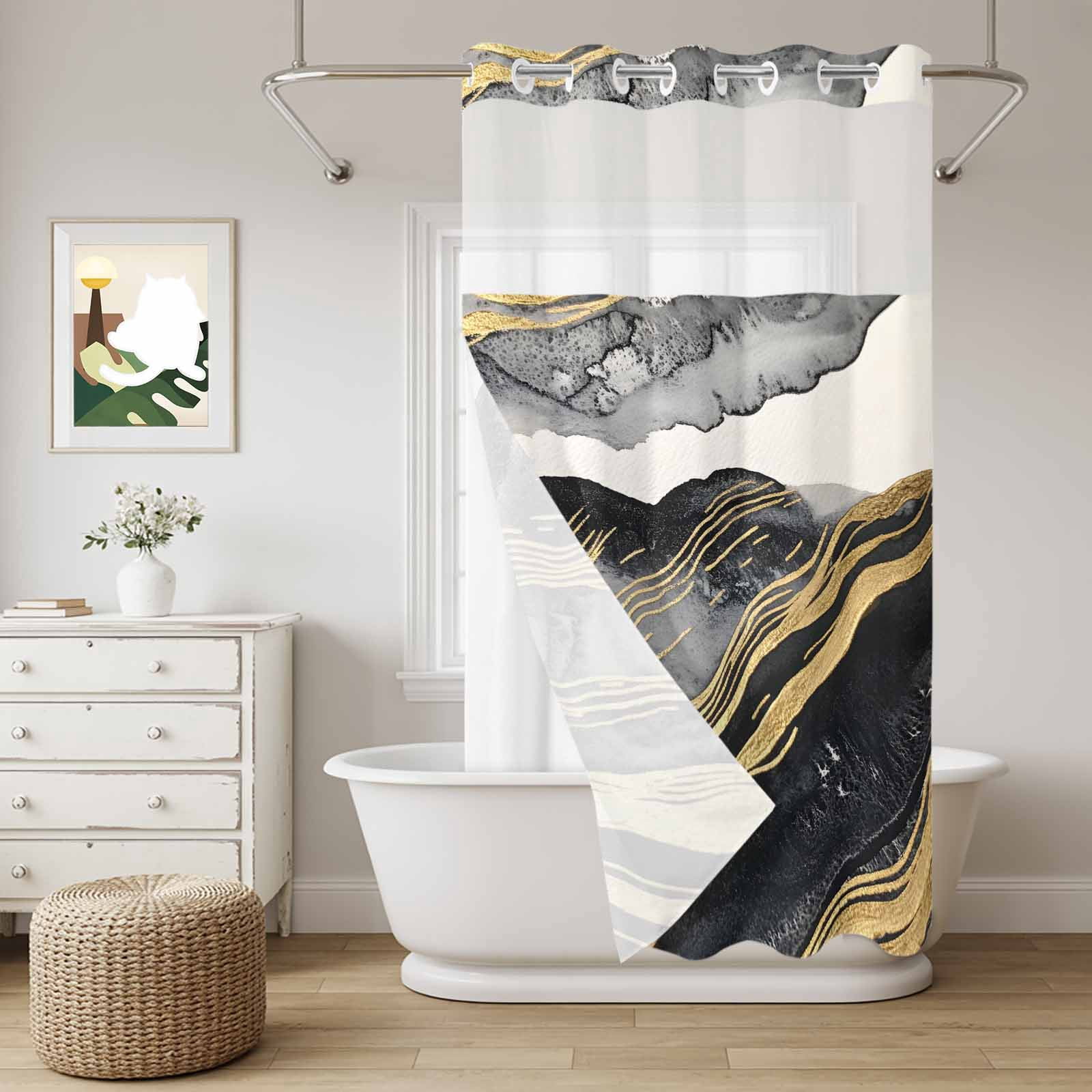 Modern Luxury Shower Curtains