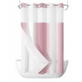 thumbnail image 1 of No Hook Shower Curtains, Pink White Ombre Stall Bathroom Curtain with Snap in Liner, Romantic Minimalist Modern Art Waterproof Washable Fabric Bathroom Shower Curtain Sets, 54" x 78", 1 of 7