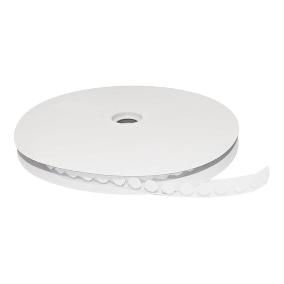 Hook Side Self Adhesive Dots 1440 Pcs 1/2 in Sticky Back Dots, Hook Side Only, Self Adhesive Backing Great for Arts and , Classrooms, and Home Office Use (White)