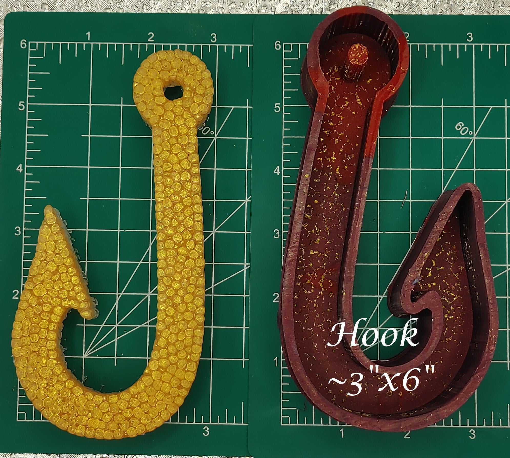 Hook Silicone Freshie Mold