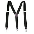 thumbnail image 1 of Hook Suspenders for Men Swivel Hooks 1.38 Inch Adjustable Elastic Retro Suspenders, 1 of 4