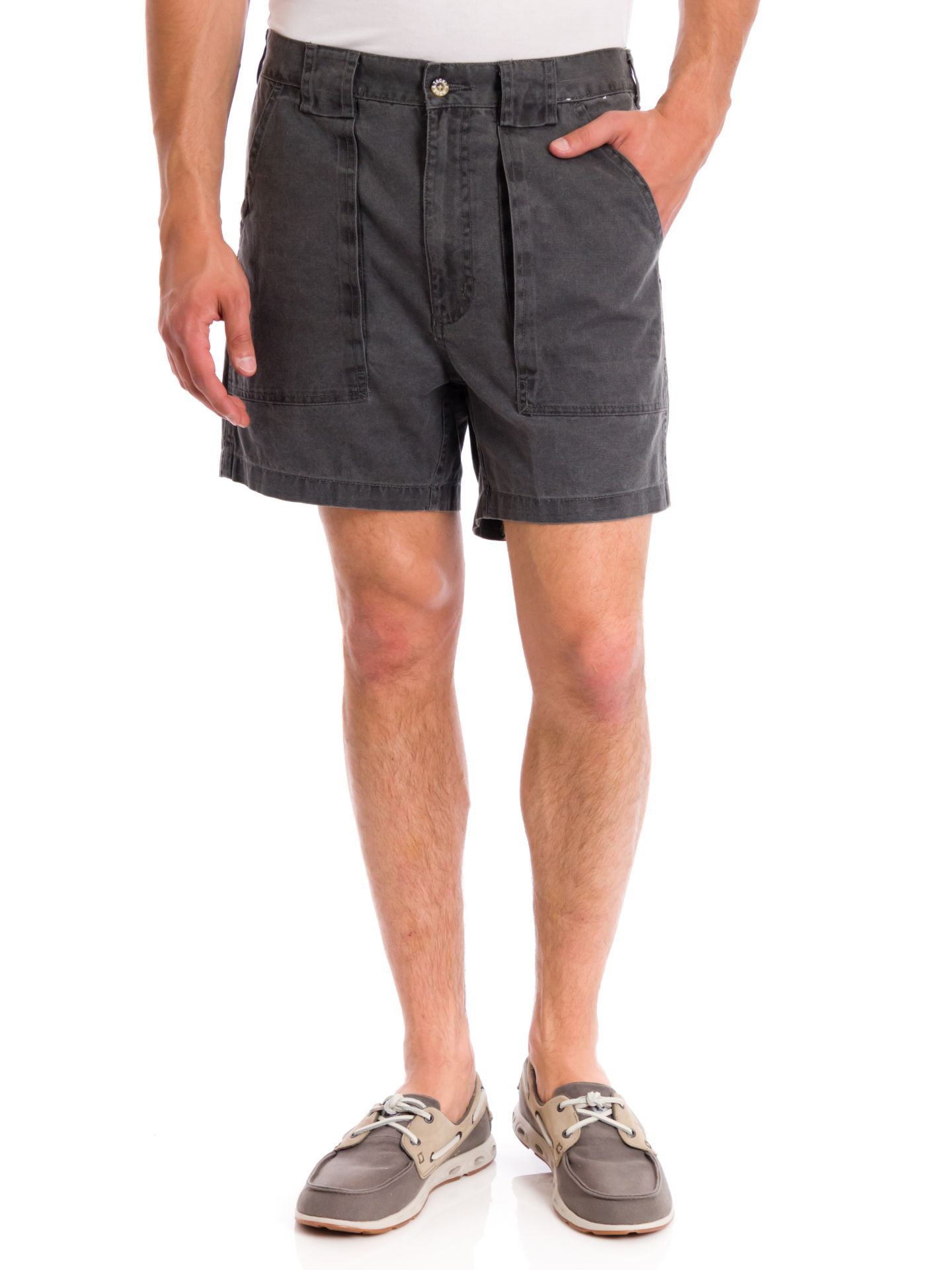 Hook & Tackle Men's Original Beer Can Island Shorts, Charcoal, 40 