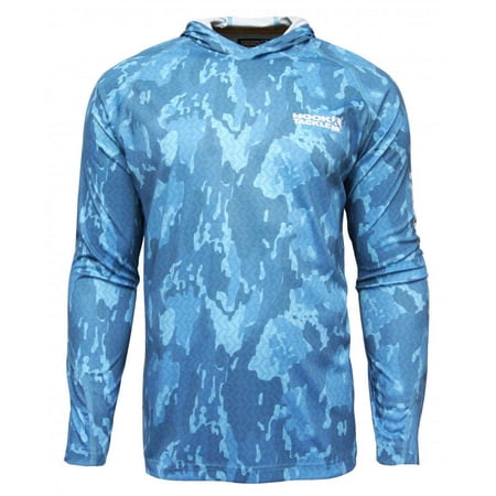 Hook & Tackle Men's Reef Bay Performance Fishing Hoodie Royal