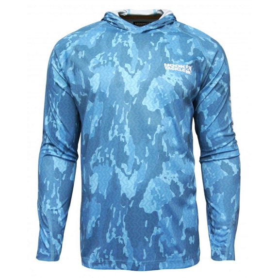 Hook & Tackle Men's Reef Bay Performance Fishing Hoodie Royal