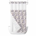 thumbnail image 1 of No Hook Tiger Leopard Shower Curtain with Snap in Liner Set, Farmhouse Retro Nature Forest Trees Animals Waterproof Bathroom Curtains with See Through Top Window, Hotel Style Small 36 x 72 Inch, 1 of 9