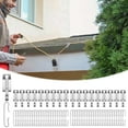 thumbnail image 1 of Hook Up, Moxweyeni 48 Pieces Heat Cable Roof Clips Gutter Clips .8" De Icing Cable Clips Christmas Light Clips and Spacers Set Cable Wire Clips Gutter Clips Outdoor Cable Clips Kit Heat Ro, 1 of 7