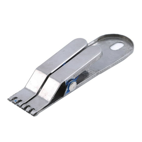 Hook Worm Catching Clamp for Fishing Gear High-Strength Aluminum Construction Portable Folding Design Quick Release -Guard Versatile Outdoor Utility