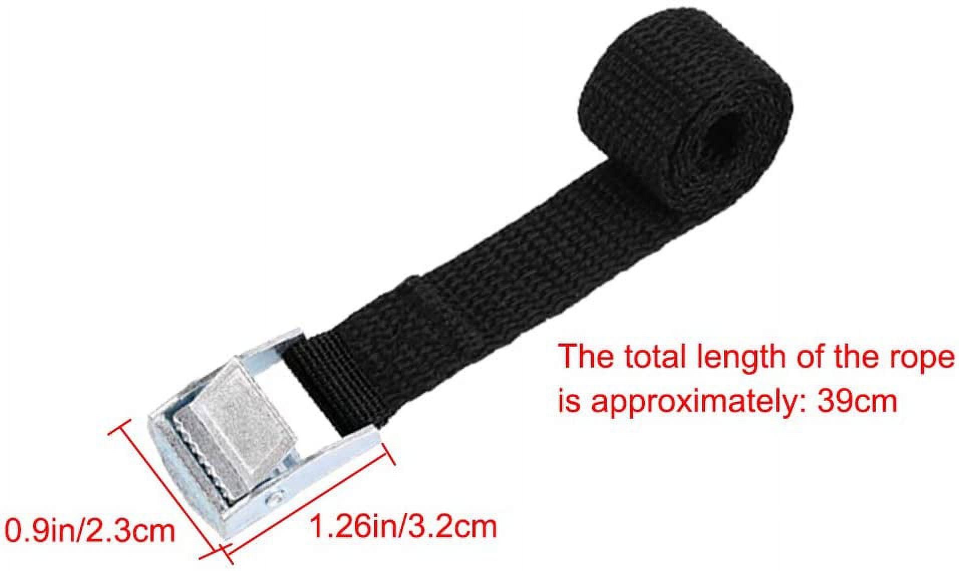2 Rolls 32.2ft Velcro Straps 1 Inch Wide, Adjustable Fastening Hook and Loop  Straps with 50 Metal Buckles, Reusable 
