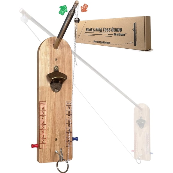Hook and Ring Toss Game Ring Toss Game for Indoor Outdoor Party Man
