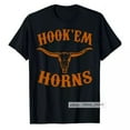 thumbnail image 1 of Hook' em Horns Texas State Longhorns T-Shirt Bull Head Proud Texan Football Tee, 1 of 2