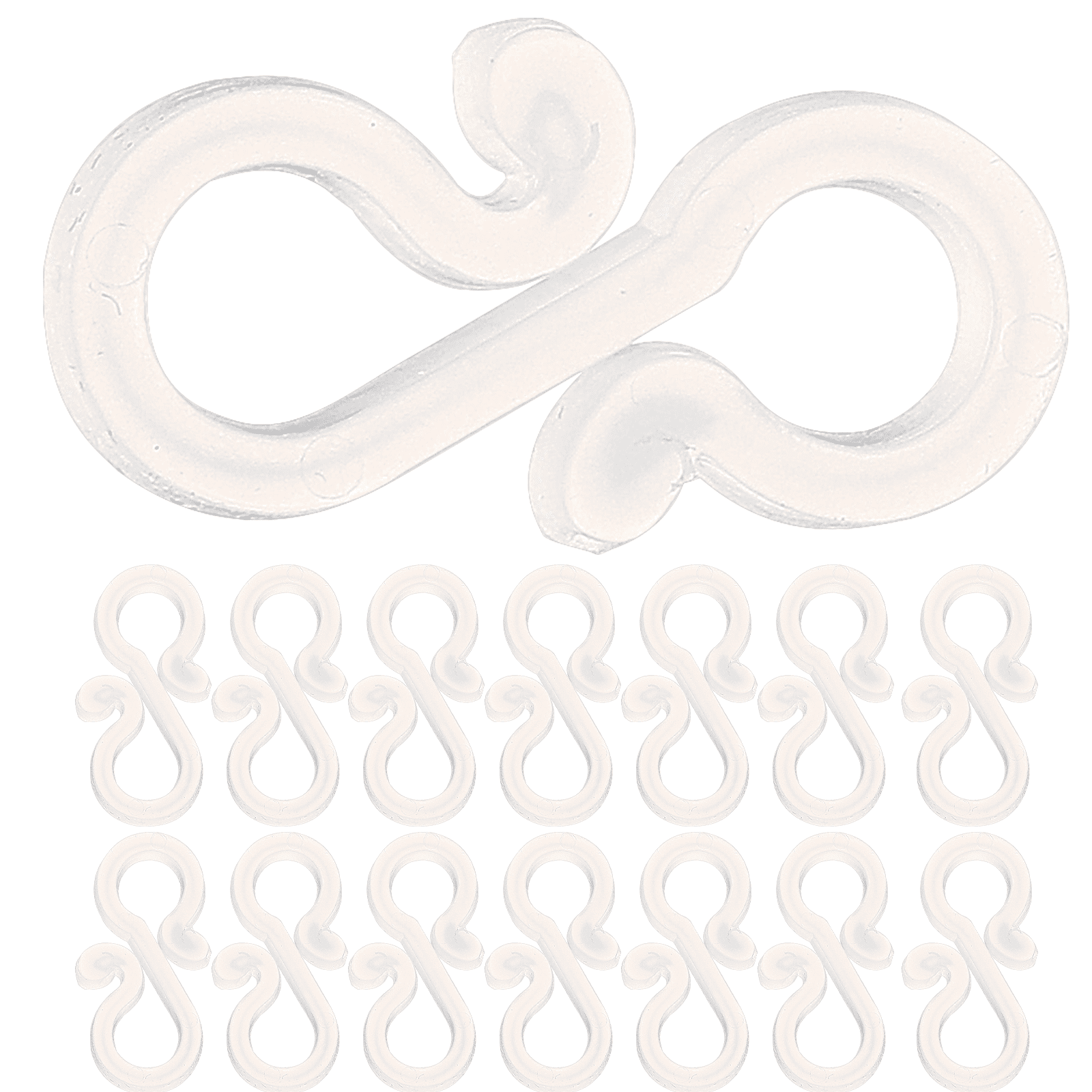 Hook up 100 Pcs Christmas Light Gutter Clips Hangers Curtain Hooks for