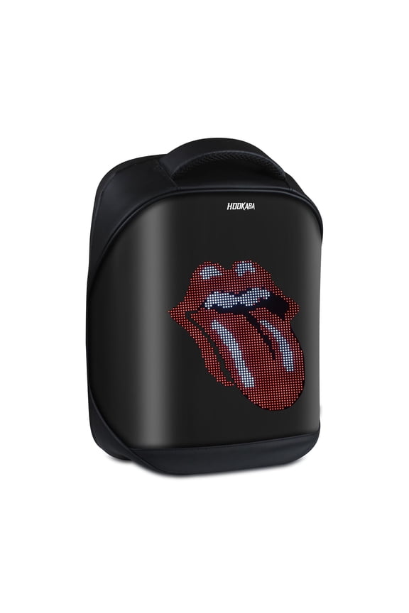 Hookaba Tech Trend HD LED Backpack 20L (Black) | Smart Display Bag | App Controlled, Programmable Screen Water Resistant | Unisex Daypack For School, College, Travel, Laptop | Men Women