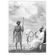Hookah, 1834. /Na Mahomedan Of Distinction With A Dervish On His Pilgrimage To Mecca. Steel Engraving, English, 1768. Poster Print by  (18 x 24)