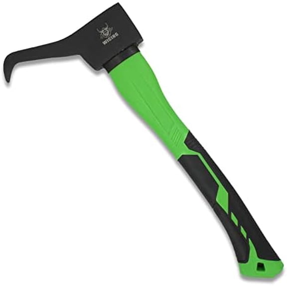 Hookaroon 15 Inch, Pickaroon Forged Steel, with Anti-Slip & Shock Reduction Grip, for Log Lifting and Moving Wood Firewood Tool$$Garden & Patio