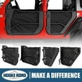 thumbnail image 1 of Hooke Road 4Pcs Front & Rear Tubular Half Doors for 2018-2025 Jeep Wrangler JL & 2020-2025 Gladiator JT, 1 of 15