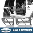 thumbnail image 1 of Hooke Road Fits 2007-2018 Jeep Wrangler JK Front+Rear Tubular 4 Half Door Combo, 1 of 11