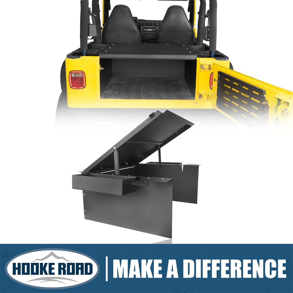 EZ4x4 2-Door Rolling Storage Cart For Jeep Wrangler – Foldable Aluminum Cart For TJ, JK, JL Doors (Patented)