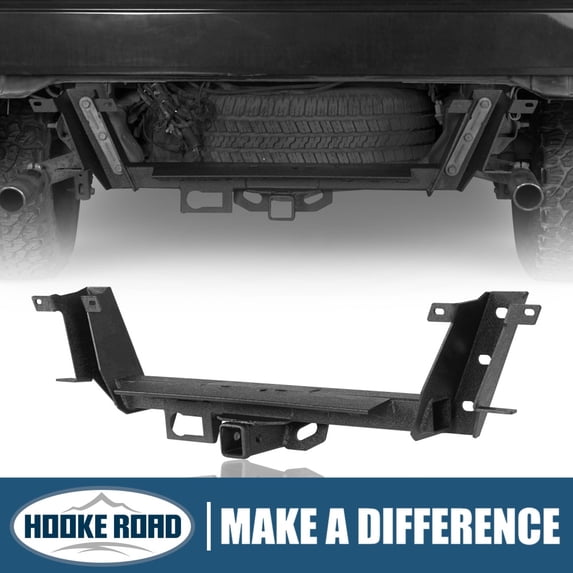 Hooke Road Standard Trailer Hitch Class III Receiver Hitch Steel for 2009-2014 Ford F-150