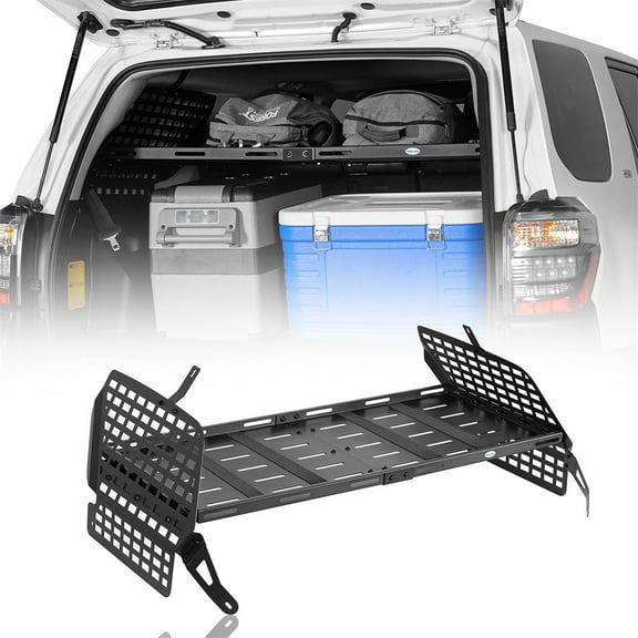 Hooke Road Trunk Cargo Rack Shelf & Window Molle Panel Kit for 2010-2024 Toyota 4Runner 5th Gen