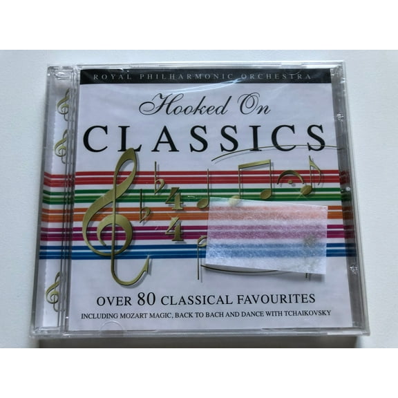 Hooked On Classics - Royal Philharmonic Orchestra / Over 80 Classical Favourites, Including Mozart Magic, Back To Bach And Dance With Tchaikovsky / Prism Leisure Audio CD 2003 / PLATCD 950