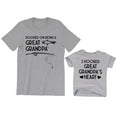 thumbnail image 1 of Hooked On Being a Great Grandpa Men's T-Shirt Funny Fishing Tee I Hooked Great Grandpa's Heart Kids Toddler Shirt Youth Baby, 1 of 3