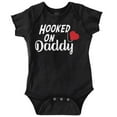 thumbnail image 1 of Hooked on Daddy Love Fisherman Dad Romper Boys or Girls Infant Baby Brisco Brands 12M, 1 of 6