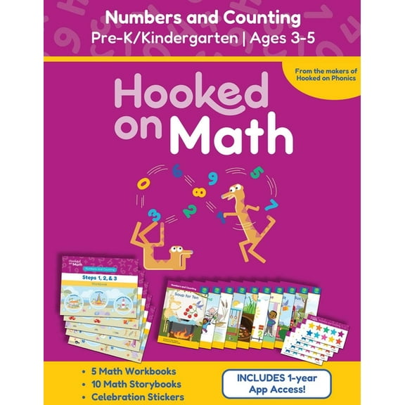 Hooked on Math Hooked on Math Numbers & Counting Kit, Book 5, (Paperback)