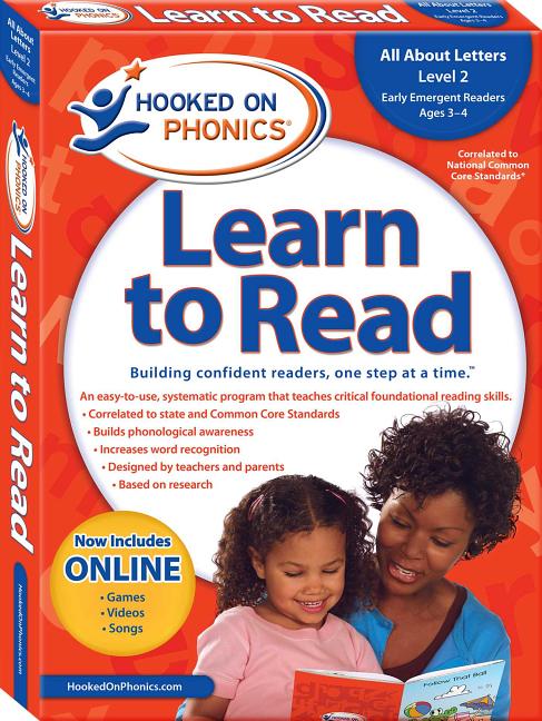 Hooked on Phonics Learn to Read - Level 2 : All About Letters (Early Emergent Readers | Pre-K | Ages 3-4) (Paperback) - image 1 of 8
