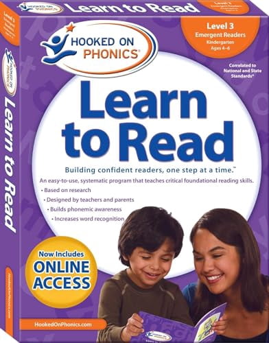 Learn to Read Hooked on Phonics Learn to Read - Level 3: Emergent Readers (Kindergarten Ages 4-6), Book 3, (Paperback)