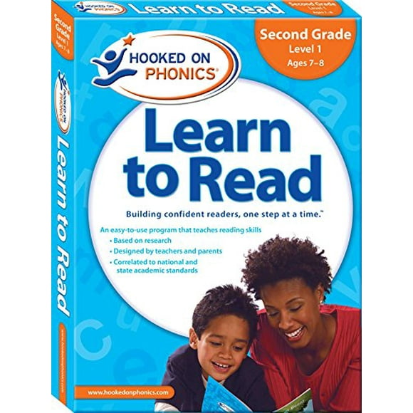Pre-Owned Hooked on Phonics Learn to Read - Second Grade : Level 1 (Ages 7-8) (Paperback)