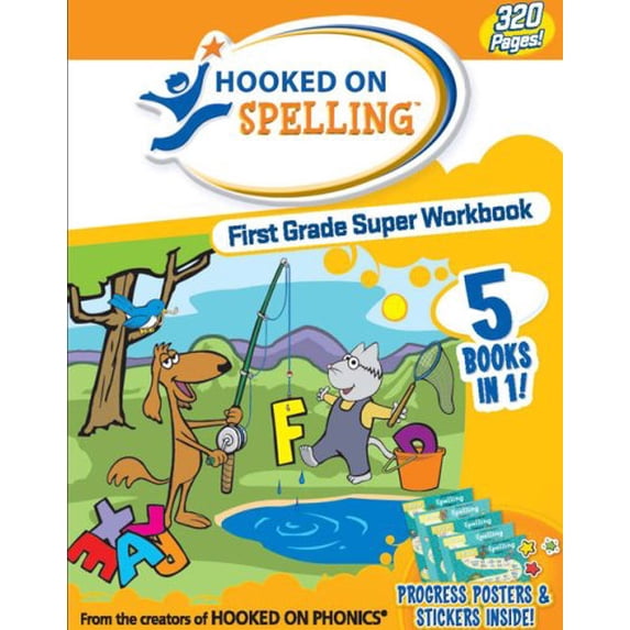 Pre-Owned Hooked on Spelling First Grade Super Workbook (Paperback) 160143779X 9781601437792