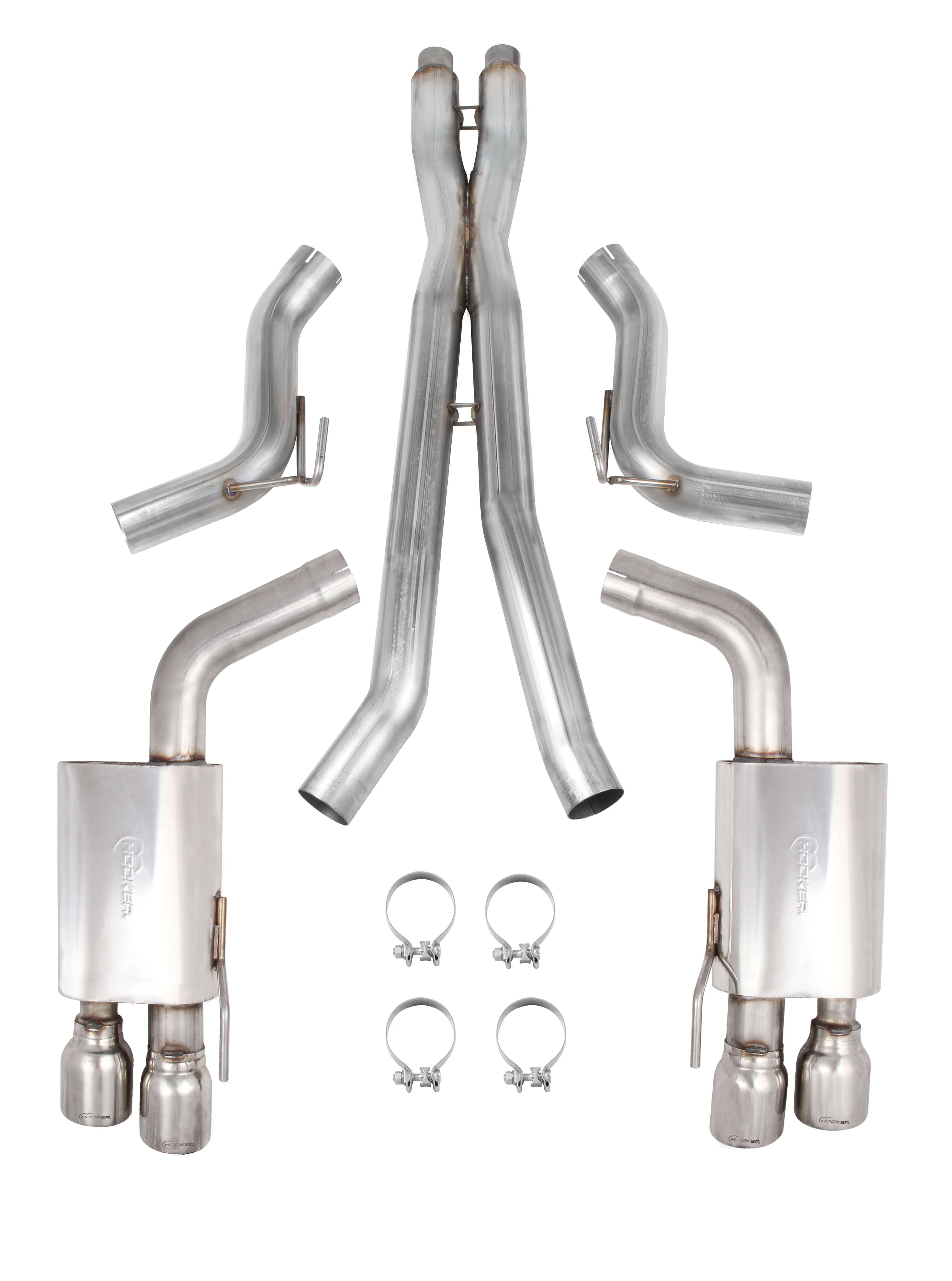 Hooker BlackHeart BH3360 Hooker BlackHeart Cat-Back Exhaust