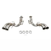 Hooker Blackheart BH13322 Cat-Back Exhaust System Without Mufflers - Polished Tips Fits select: 2023 CHEVROLET CORVETTE STINGRAY 3LT, 2020-2022 CHEVROLET CORVETTE