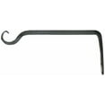 thumbnail image 1 of Hookery Hanger Bracket, Straight Hanger with Upturned Hook, Black, 6”, 1 of 1