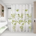 thumbnail image 1 of Hookless Shower Curtain Waterproof PEVA Printed Bathroom Curtain with Metal Grommets 70x47 Inches, Hooks Included, 1 of 6